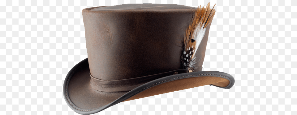 Coachmans Steampunk Top Hat Leather, Clothing, Cowboy Hat Png