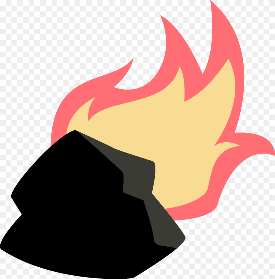 Coal Cutie Mark Cutie Mark Only Derpibooru, Fire, Flame, Light, Animal Free Transparent Png