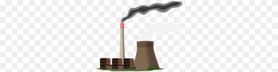 Coal Fired Power Plant Coal Power Station Cartoon, Architecture, Building, Power Plant, Pollution Free Png Download