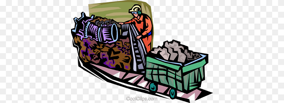 Coal Industry Mining Royalty Free Vector Clip Art Illustration, Adult, Male, Man, Person Png Image