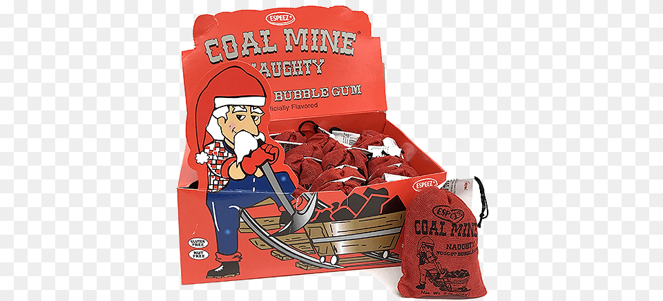Coal Mine Naughty Nugget Bubble Gum Naughty Nuggets, Person, Clothing, First Aid, Lifejacket Free Png Download