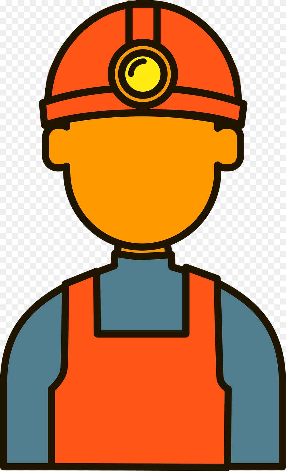 Coal Miner Clipart, Clothing, Hardhat, Helmet, Person Free Png Download