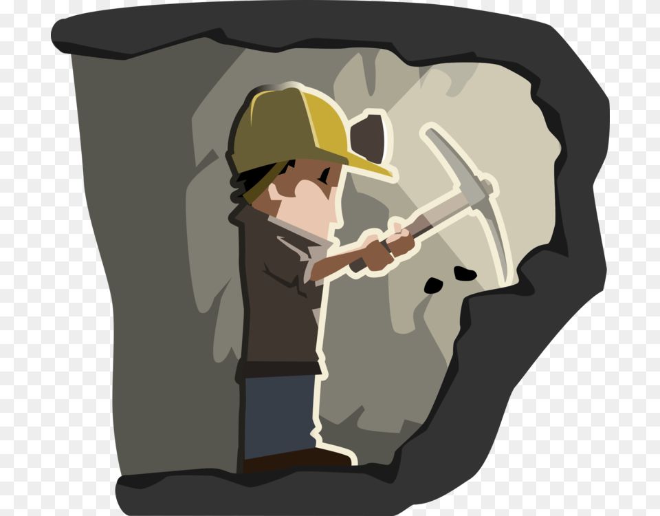 Coal Mining Miner Mining Lamp Miner Clipart, Clothing, Hardhat, Helmet, Person Free Transparent Png