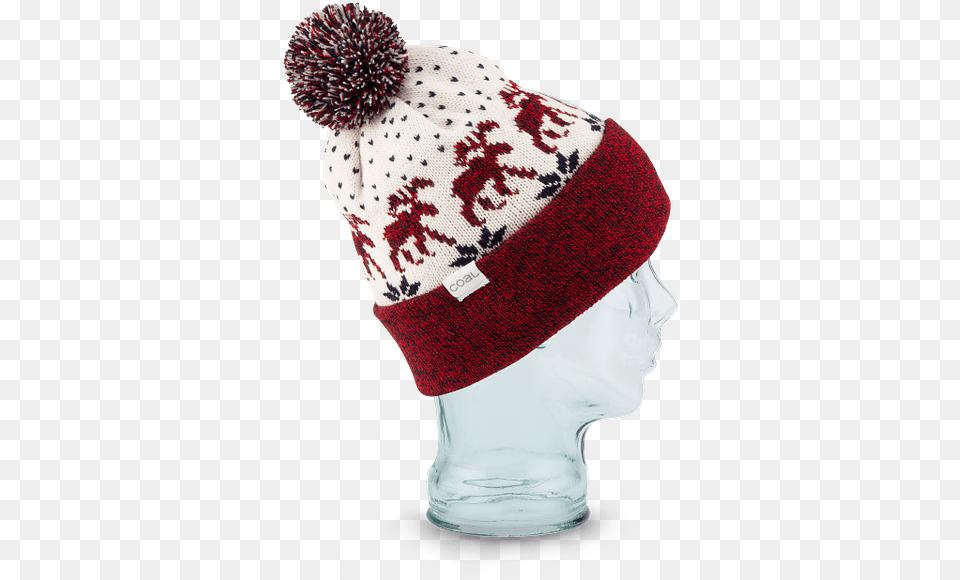 Coal The Lodge Americana Dottie Beanie Coal, Cap, Clothing, Hat, Person Png