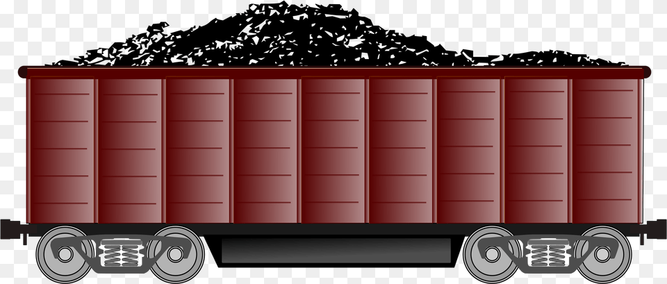 Coal Transparent Background Train Wagon, Freight Car, Railway, Shipping Container, Transportation Png