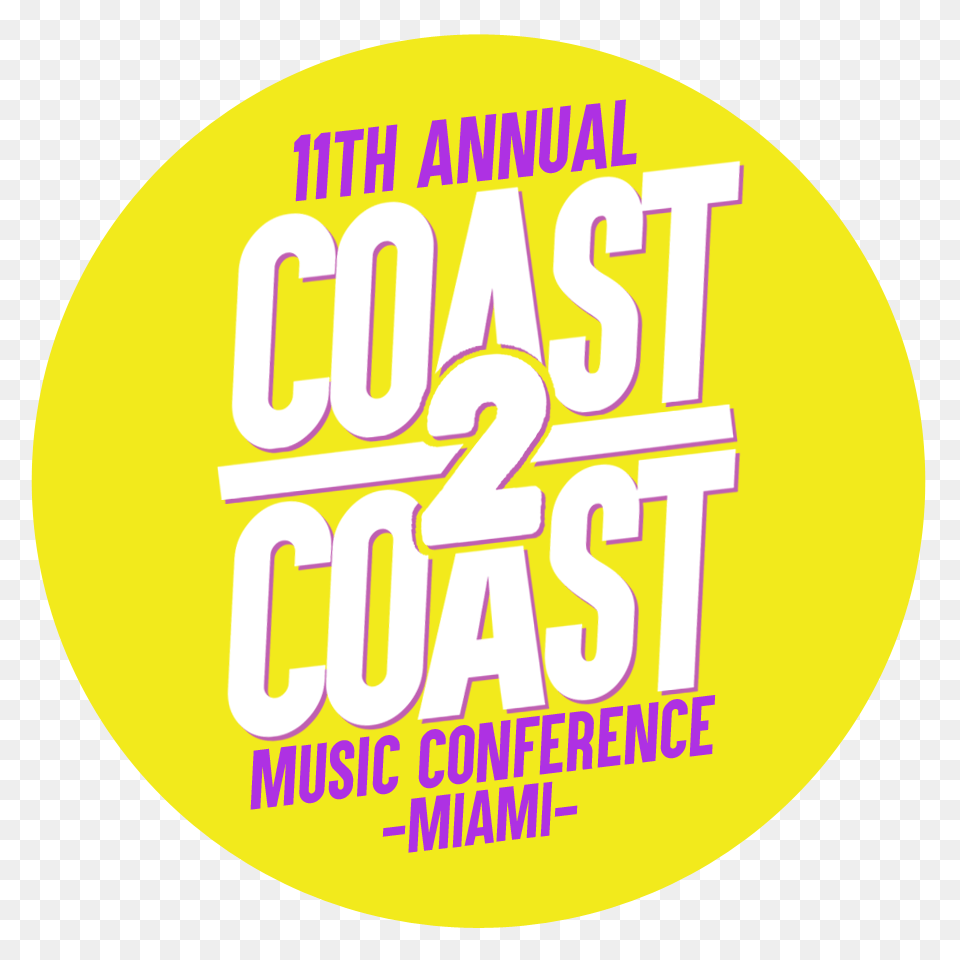 Coast 2 Music Conference 2019 Dot, Sticker, Advertisement, Disk Free Png Download