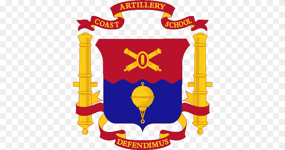 Coast Artillery School Us Army 23rd Coast Artillery, Emblem, Symbol, Dynamite, Weapon Png