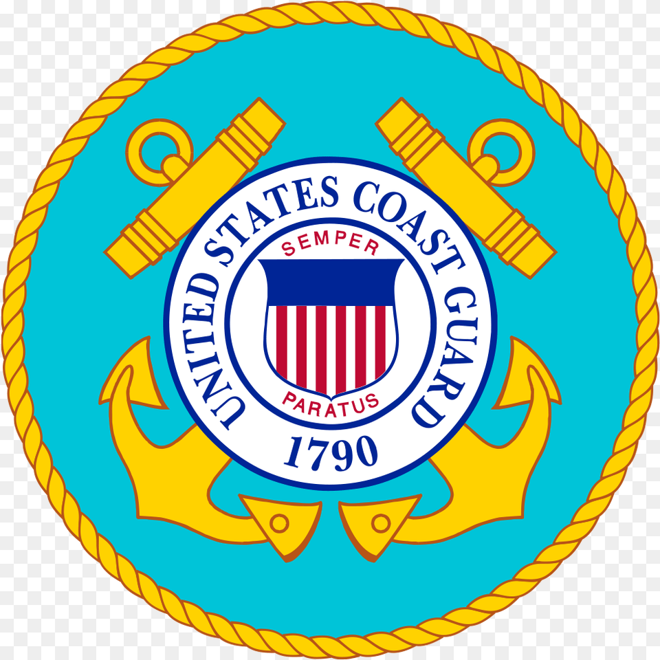 Coast Guard Coloring Page, Badge, Logo, Symbol, Emblem Free Transparent Png