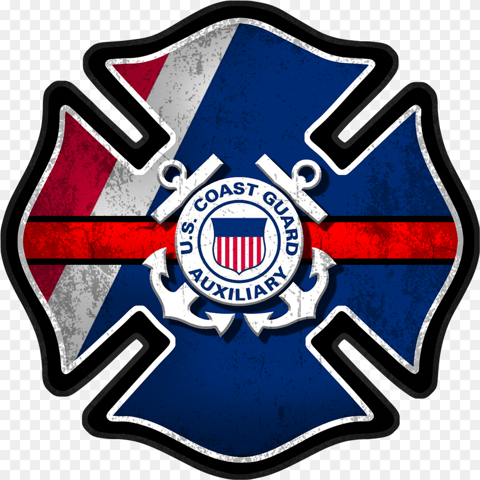 Coast Guard Firefighter Us Coast Guard Flag, Emblem, Symbol, Logo, Armor Free Png