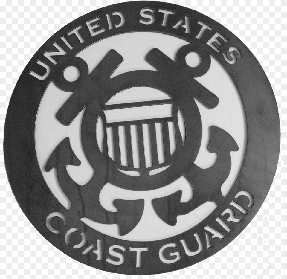 Coast Guard Metal Art Language, Logo, Badge, Symbol, Emblem Free Transparent Png