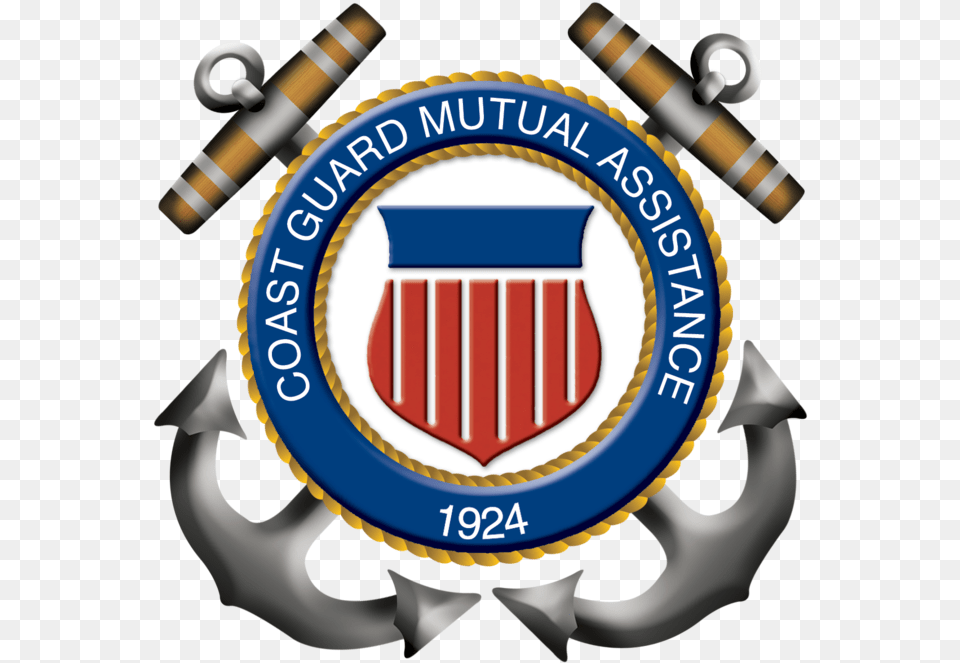 Coast Guard Mutual Assistance, Badge, Emblem, Logo, Symbol Free Png Download
