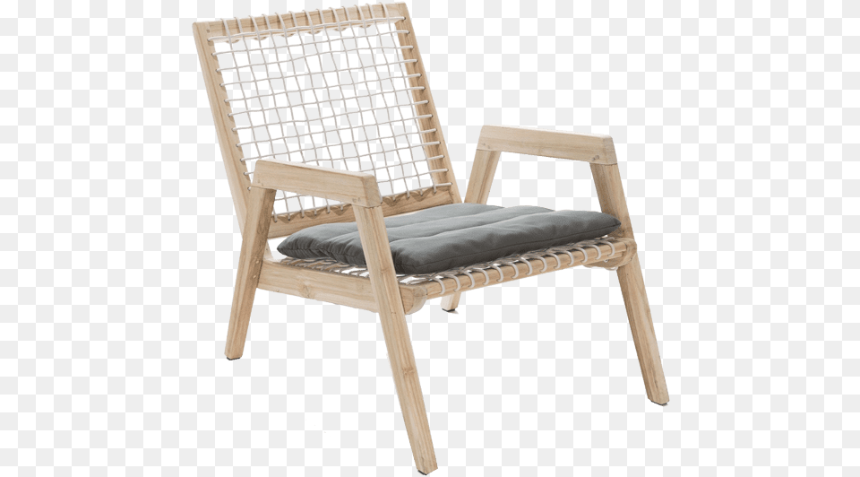 Coastal Teak Lounge Chair Chair, Furniture, Armchair Free Png Download