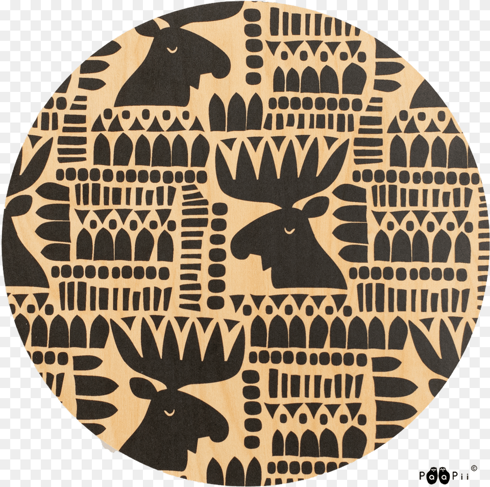 Coaster 20cm Moose Reindeer, Home Decor, Rug Free Png