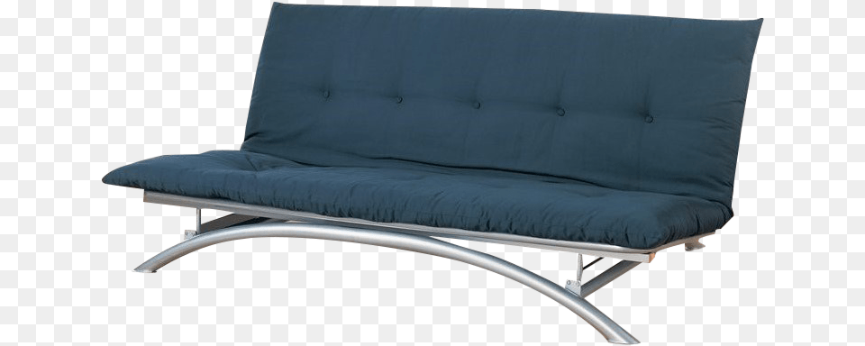 Coaster Metal Futon Frame In Silver Bed, Bench, Couch, Cushion, Furniture Free Transparent Png