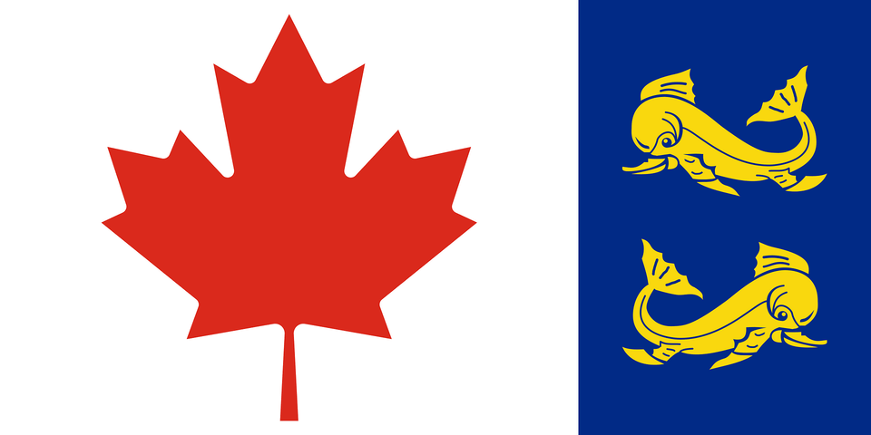 Coastguard Flag Of Canada Clipart, Leaf, Plant, Logo, Animal Free Png Download