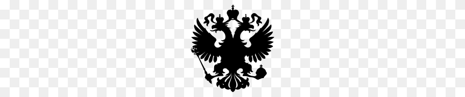 Coat Arms Russia, Gray Png Image