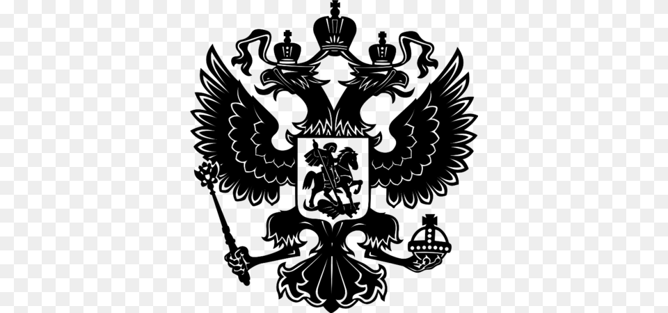 Coat Arms Russia, Gray Free Png