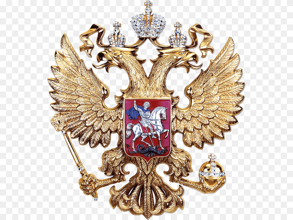 Coat Arms Russia, Symbol, Logo, Badge, Accessories Free Png