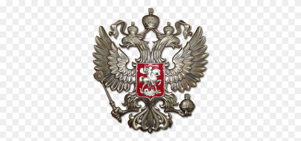 Coat Arms Russia, Emblem, Symbol, Chandelier, Lamp Free Png