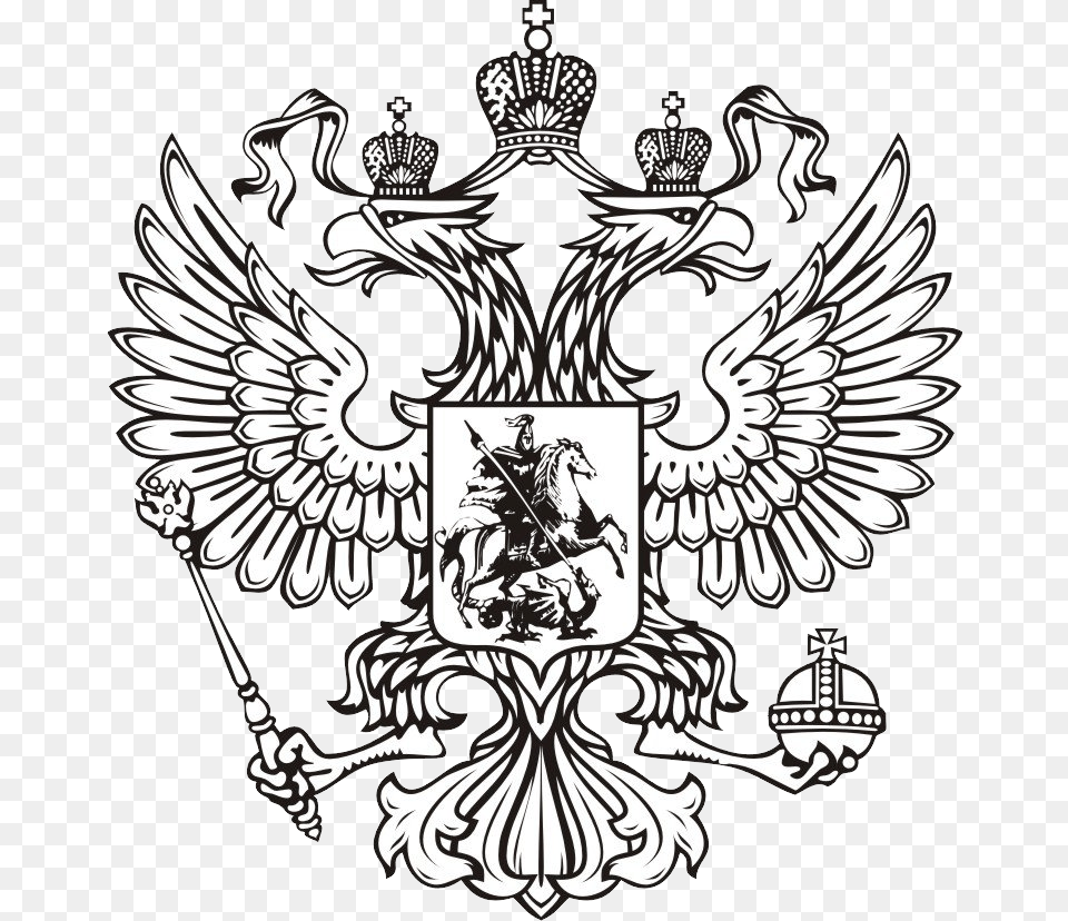 Coat Arms Russia, Emblem, Symbol, Animal, Horse Free Transparent Png