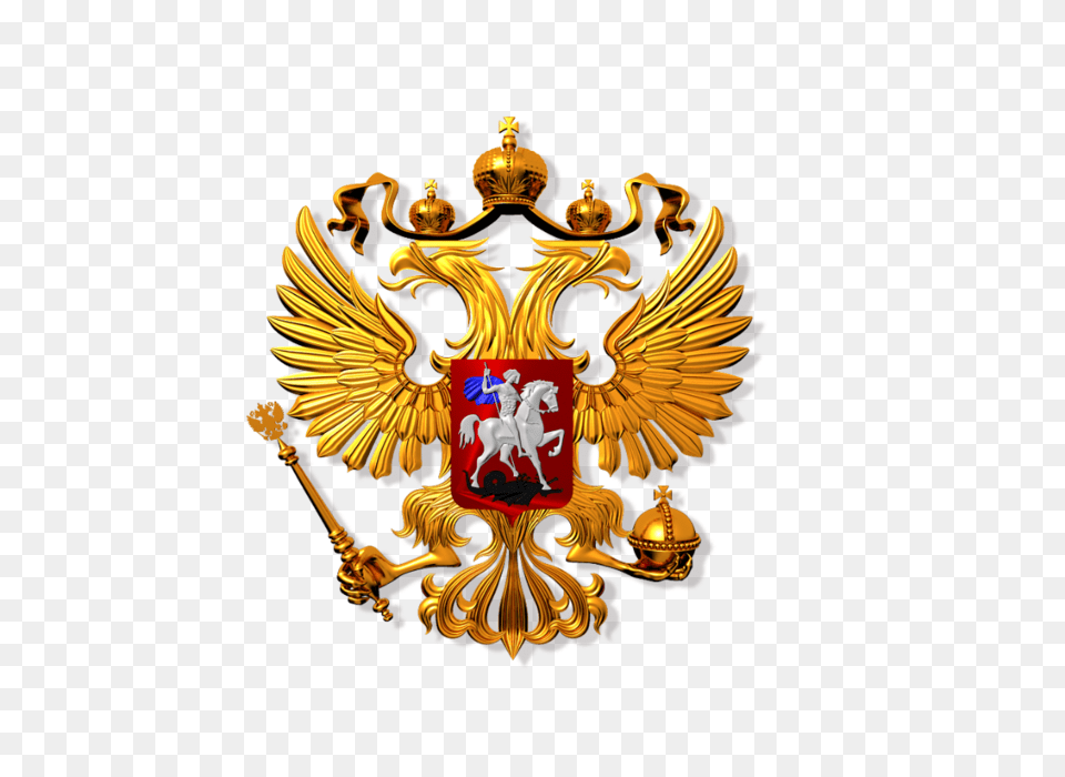 Coat Arms Russia, Emblem, Symbol, Badge, Logo Png