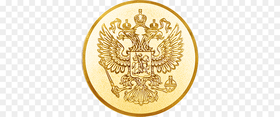 Coat Arms Russia, Gold, Emblem, Symbol, Person Free Transparent Png