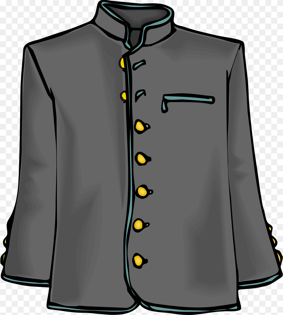 Coat Clipart, Jacket, Blazer, Clothing, Sleeve Png Image