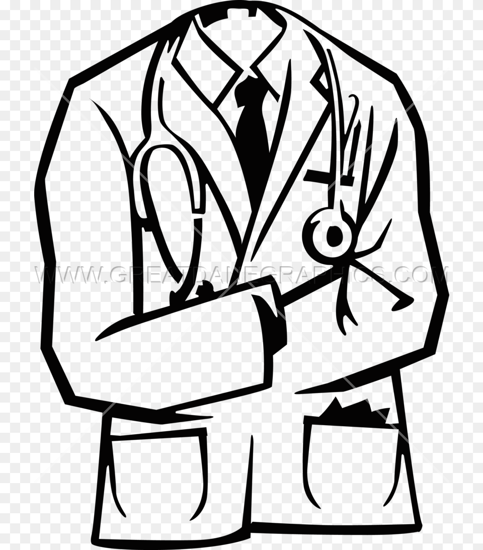 Coat Clipart Doctor, Jacket, Blazer, Clothing, Weapon Free Png Download