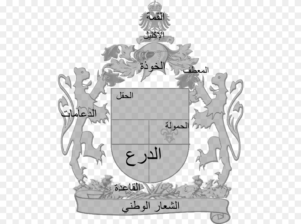 Coat Elements Arabic Coat, Stencil, Armor, Person, Emblem Png Image