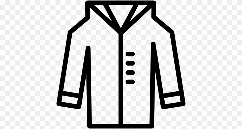 Coat Icon, Clothing, Jacket, Long Sleeve, Sleeve Free Png