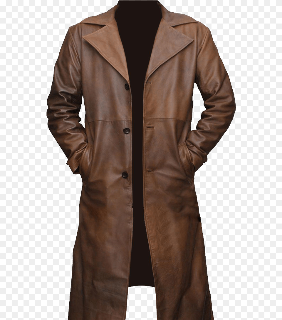 Coat Images Leather Brown Trench Coat, Clothing, Jacket, Overcoat, Trench Coat Png