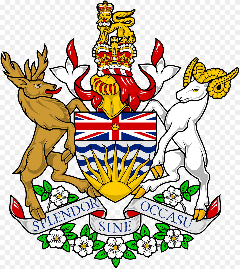 Coat Of Arms British Columbia, Emblem, Symbol, Logo Free Transparent Png
