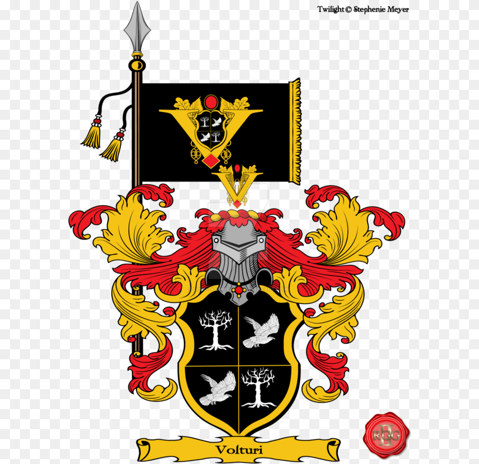 Coat Of Arms By Lord Giampietro On Volturi Coat Of Arms, Emblem, Symbol, Animal, Bird Png