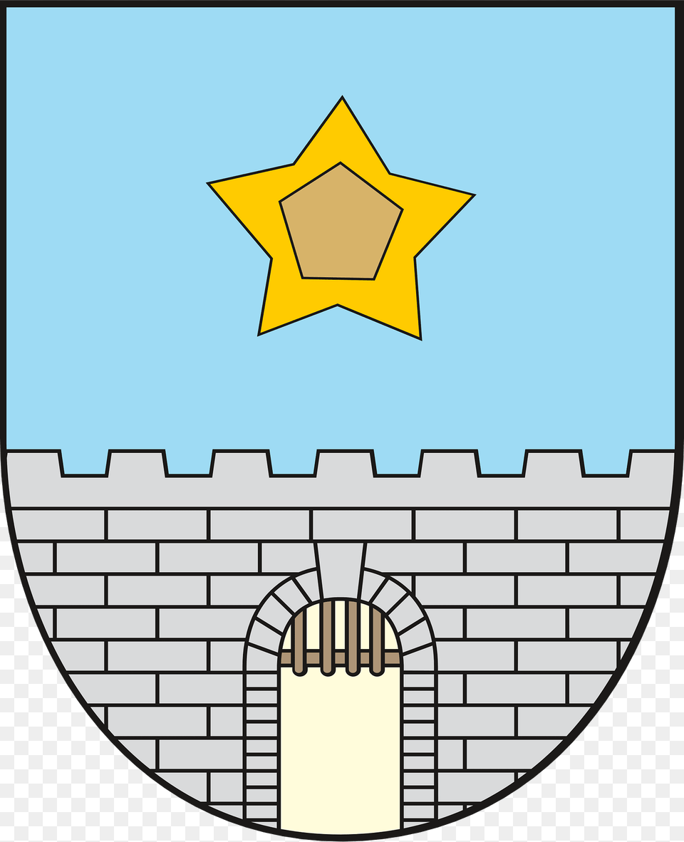 Coat Of Arms Clipart, Star Symbol, Symbol, Brick Png Image