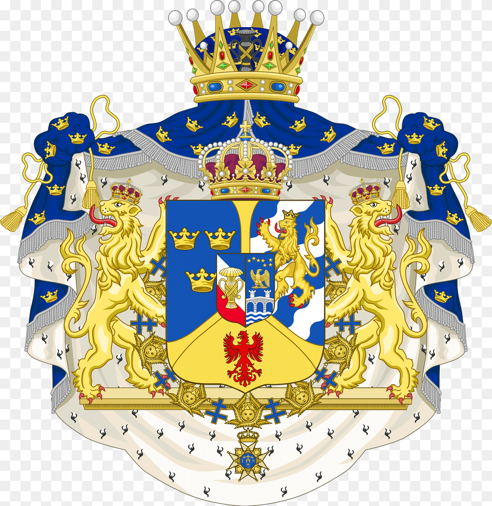 Coat Of Arms Crown Prince Gustav V Of Sweden 1 Clipart, Baby, Person, Face, Head Free Png Download