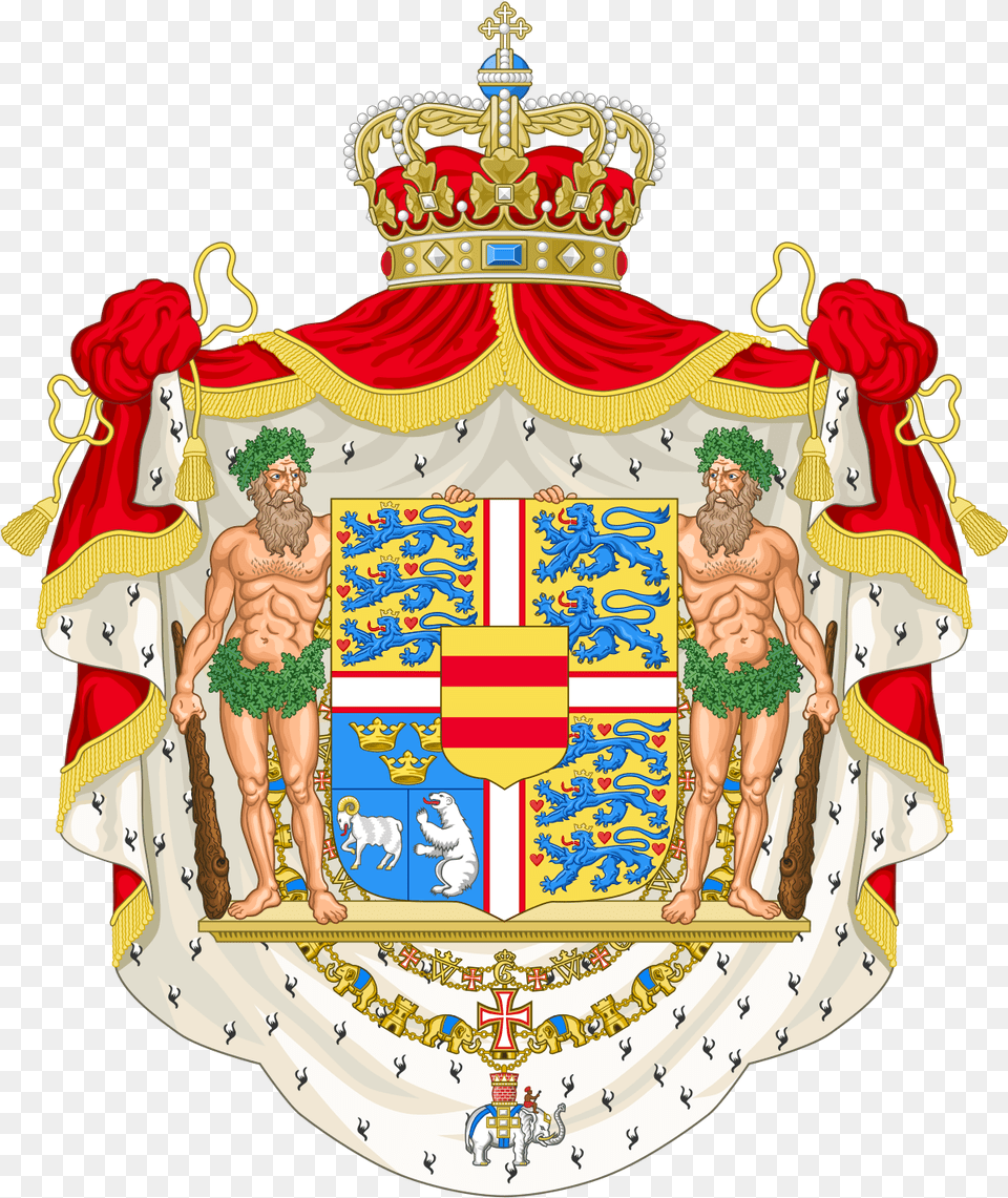 Coat Of Arms Denmark Coat Of Arms Of Denmark, Adult, Male, Man, Person Free Transparent Png