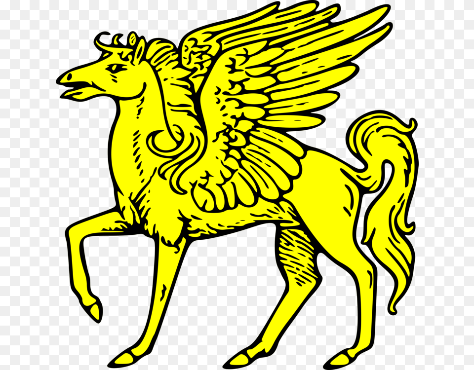 Coat Of Arms Heraldry Pegasus Crest Download, Animal, Dinosaur, Reptile Free Transparent Png