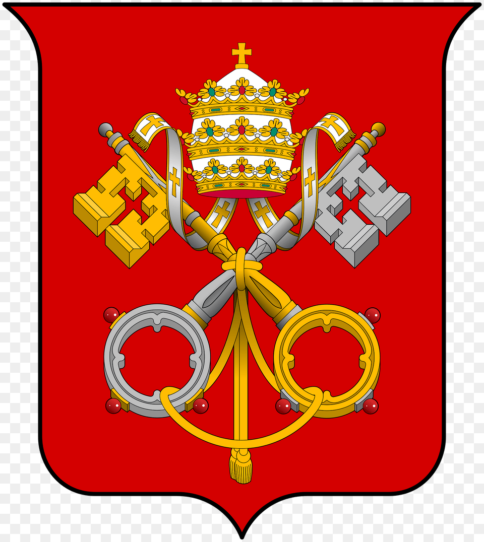 Coat Of Arms Holy See Clipart, Emblem, Symbol, Armor, Dynamite Free Png Download