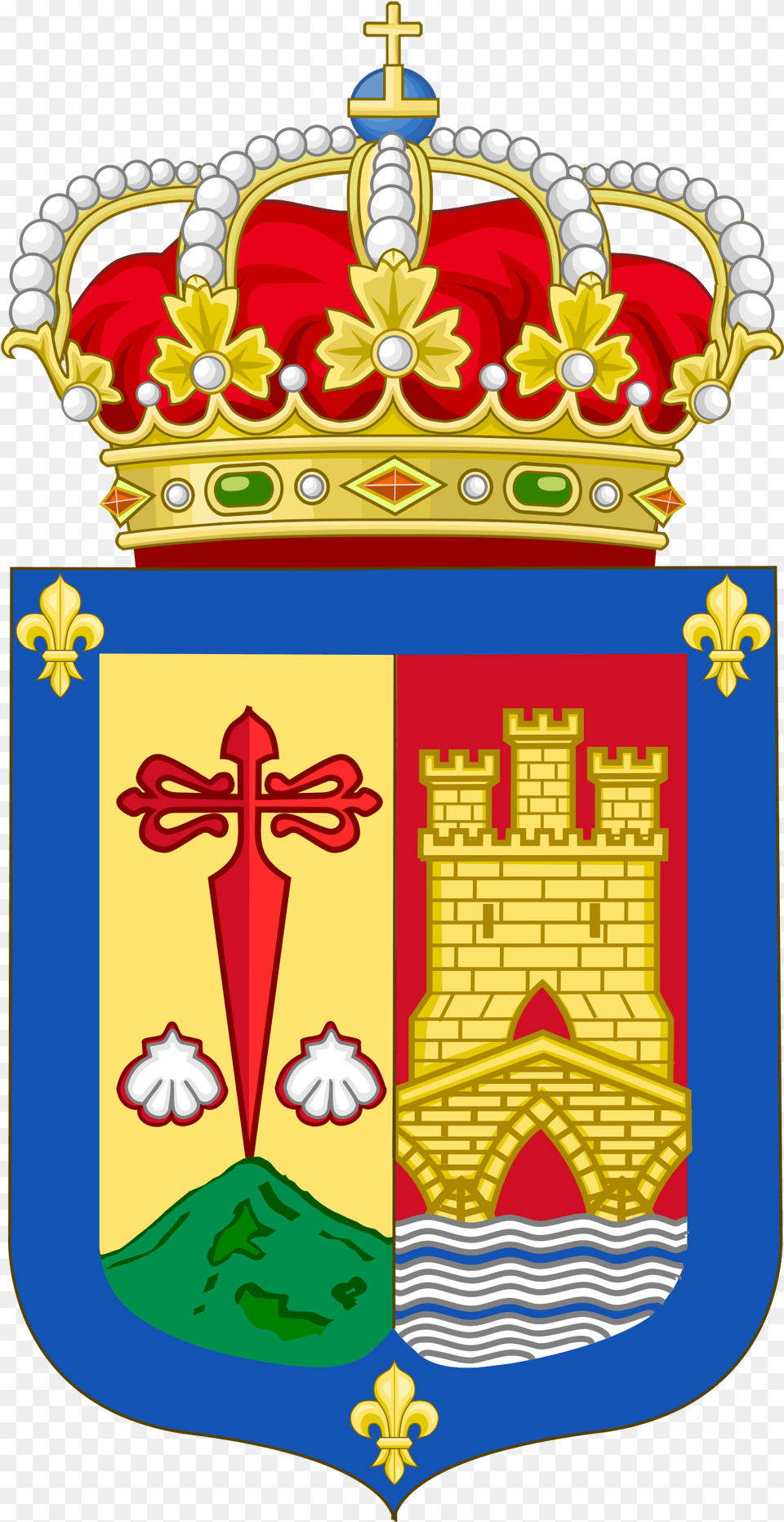 Coat Of Arms La Rioja Wikipedia Coat Of Arms Water, Emblem, Symbol, Accessories, Jewelry Free Transparent Png