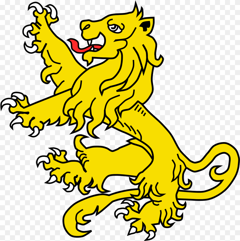 Coat Of Arms Lion, Animal, Dinosaur, Reptile, Electronics Free Png Download