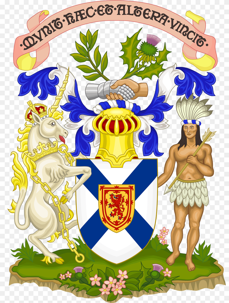 Coat Of Arms Nova Scotia, Adult, Female, Person, Woman Free Png Download