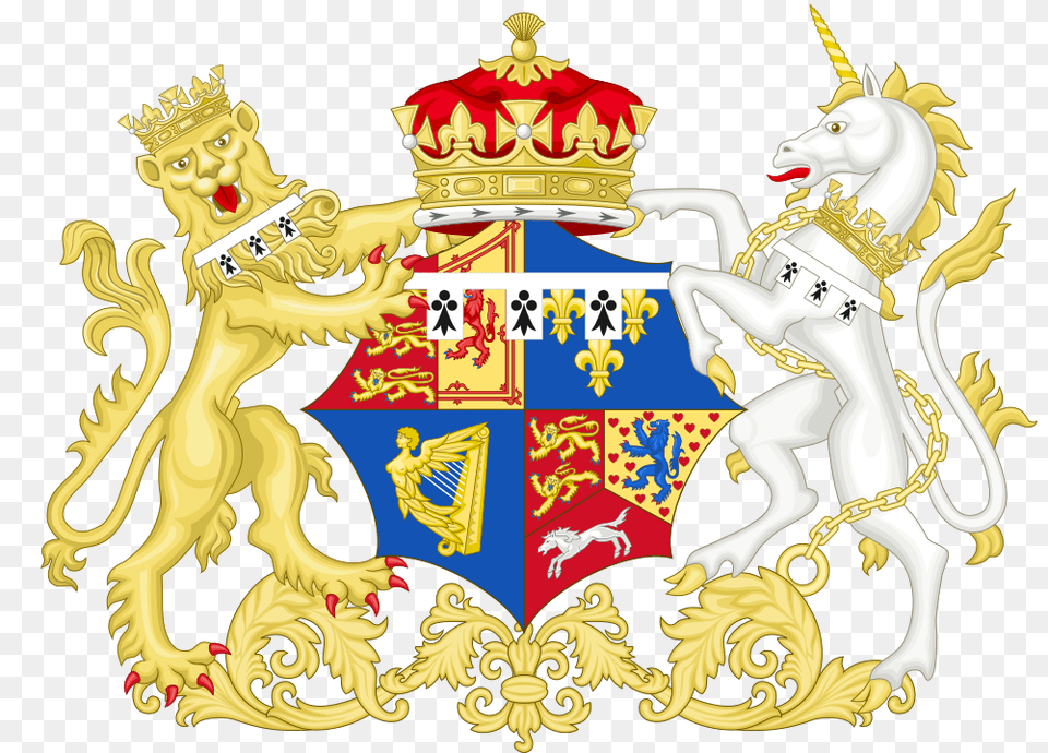 Coat Of Arms Of Amelia Sophia Of Great Britain, Emblem, Symbol, Person, Adult Free Transparent Png