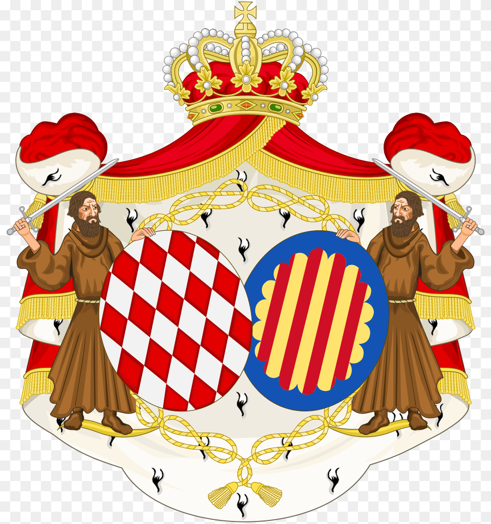 Coat Of Arms Of Antoinette Princess Of Monaco, Leisure Activities, Circus, Person, Man Png
