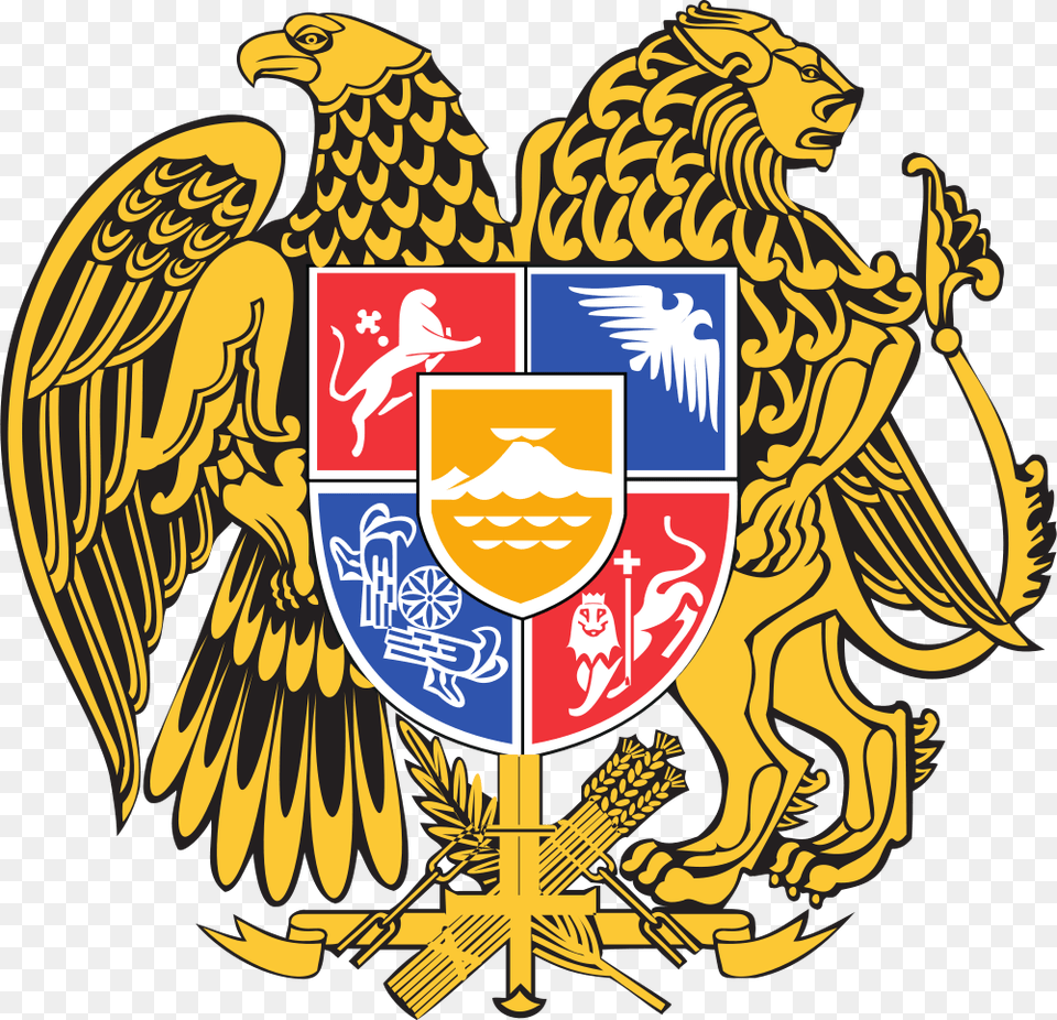 Coat Of Arms Of Armenia Armenia Coat Of Arms, Emblem, Symbol, Adult, Female Free Png