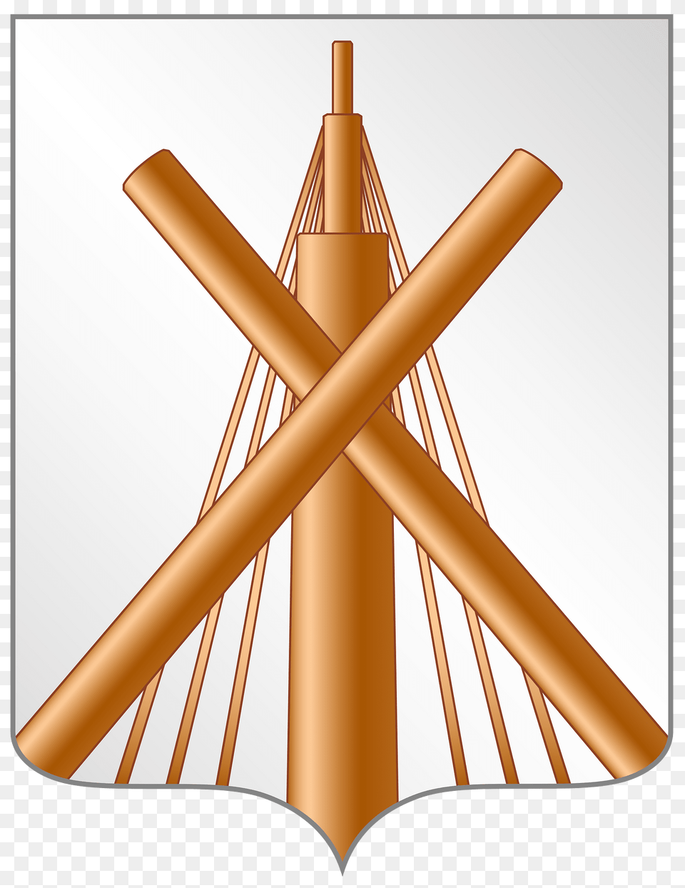 Coat Of Arms Of Babruisk Belarus Clipart, Wood, Cross, Symbol, Utility Pole Free Png Download