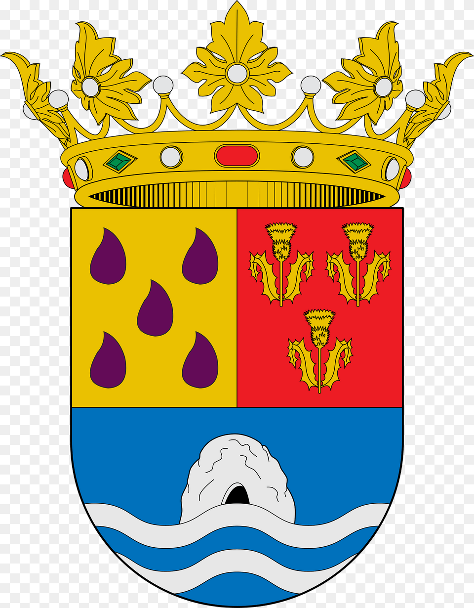 Coat Of Arms Of Benidoleig Clipart, Emblem, Symbol, Car, Transportation Free Png