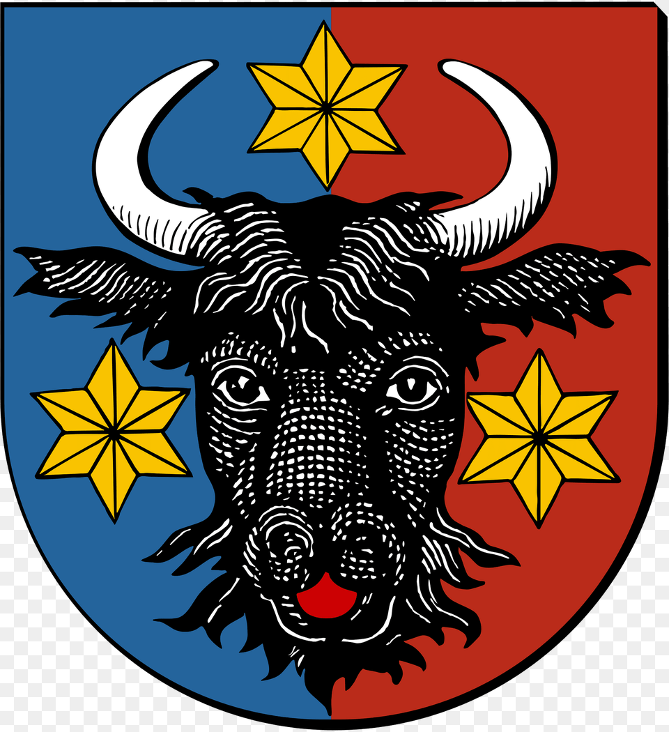 Coat Of Arms Of Bukovina Clipart, Animal, Mammal, Bull, Symbol Free Transparent Png