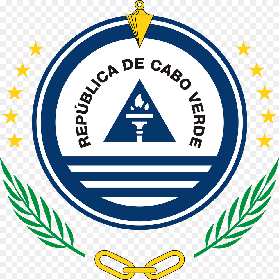 Coat Of Arms Of Cape Verde Clipart, Logo, Emblem, Symbol, Badge Free Png Download