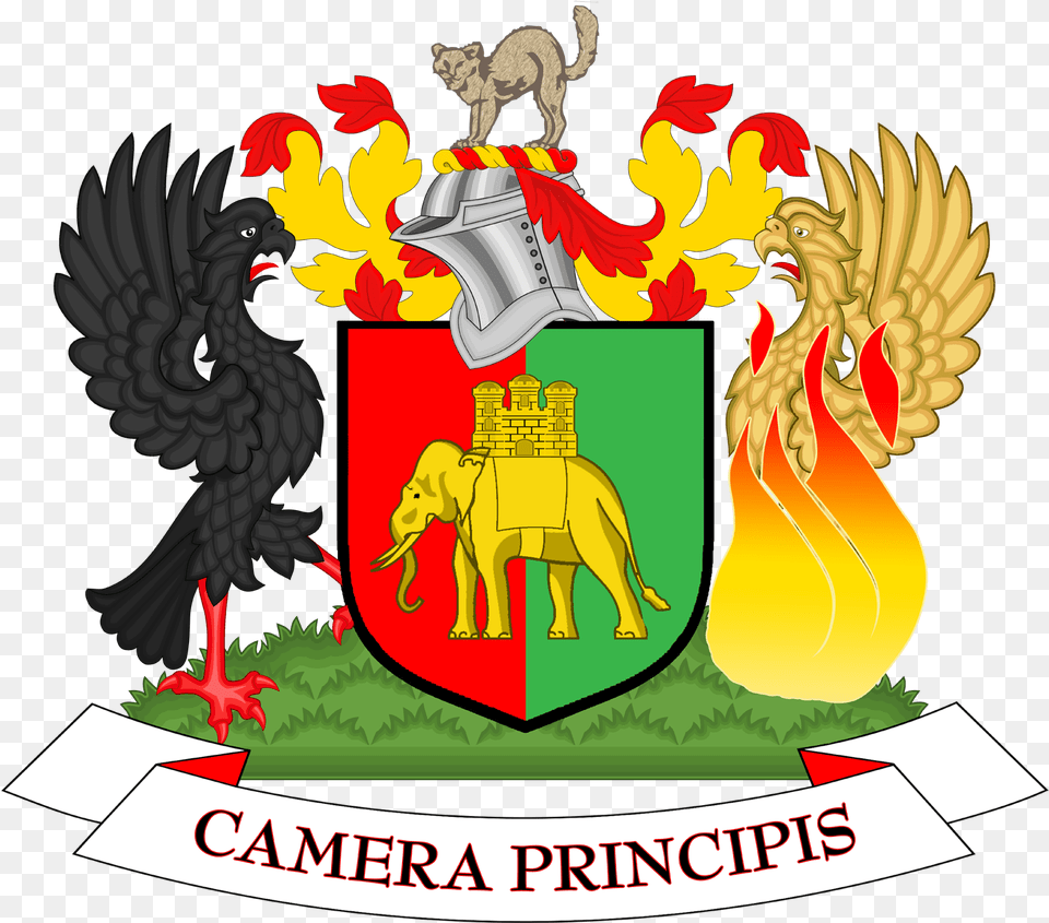 Coat Of Arms Of Coventry City Council Coat Of Arms, Emblem, Symbol, Animal, Elephant Png