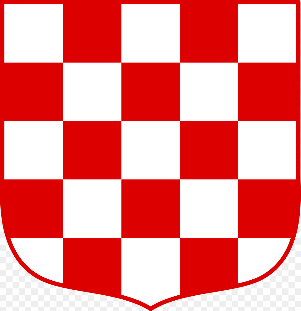 Coat Of Arms Of Croatia White Chequy Clipart, Armor, Shield Png